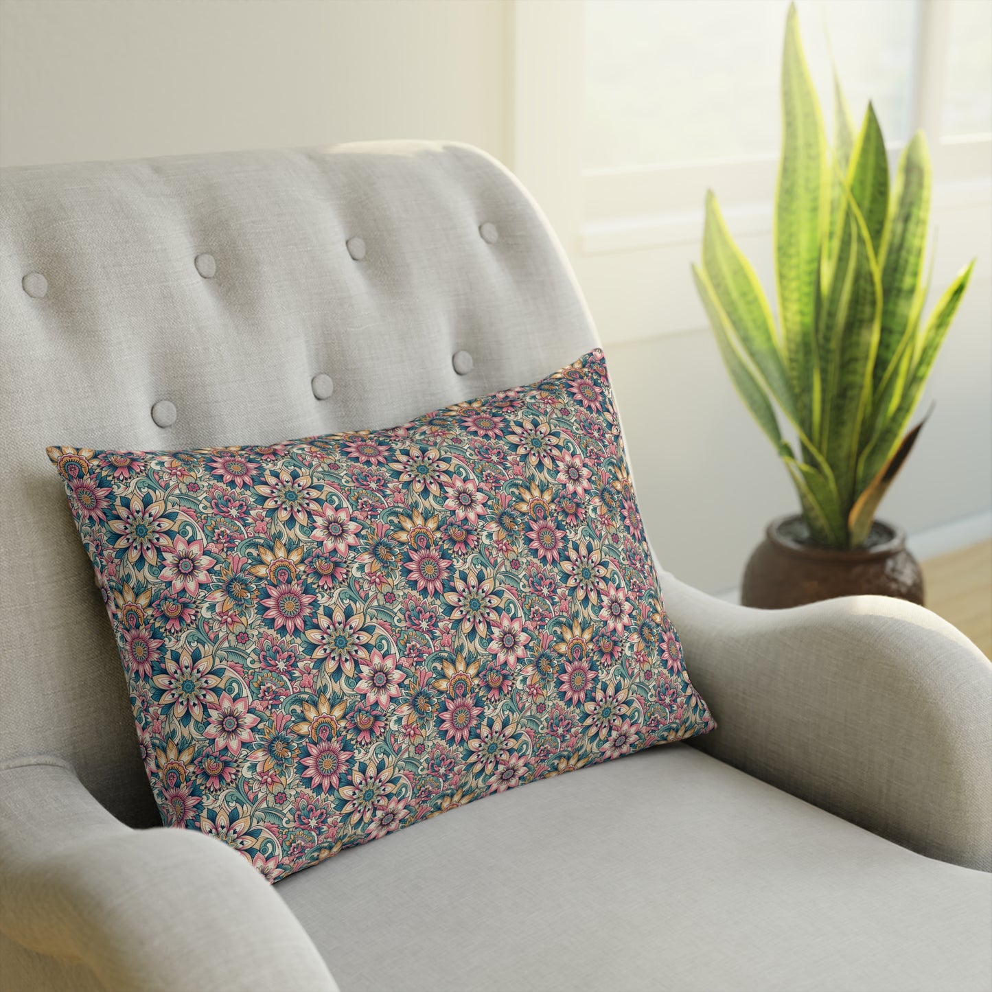 Cushion Soft Quality Flower Pattern Design