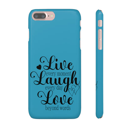 Phone Case Live Laugh Love Design