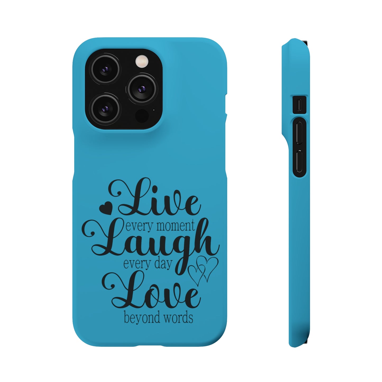 Phone Case Live Laugh Love Design