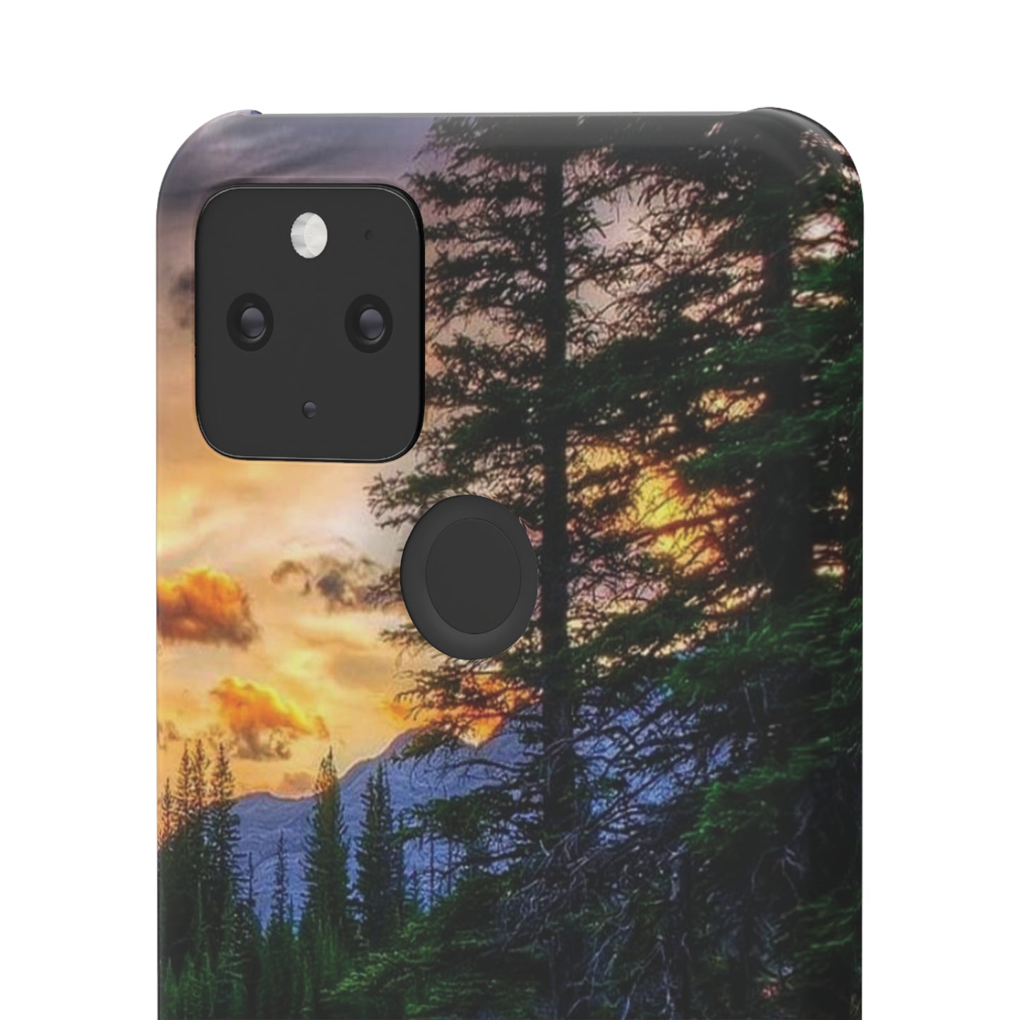 Tough Phone Case Vision of Nature Design, Forest Snap Phone Case, Outdoor Adventure Phone Cover, Nature Lover Gift.