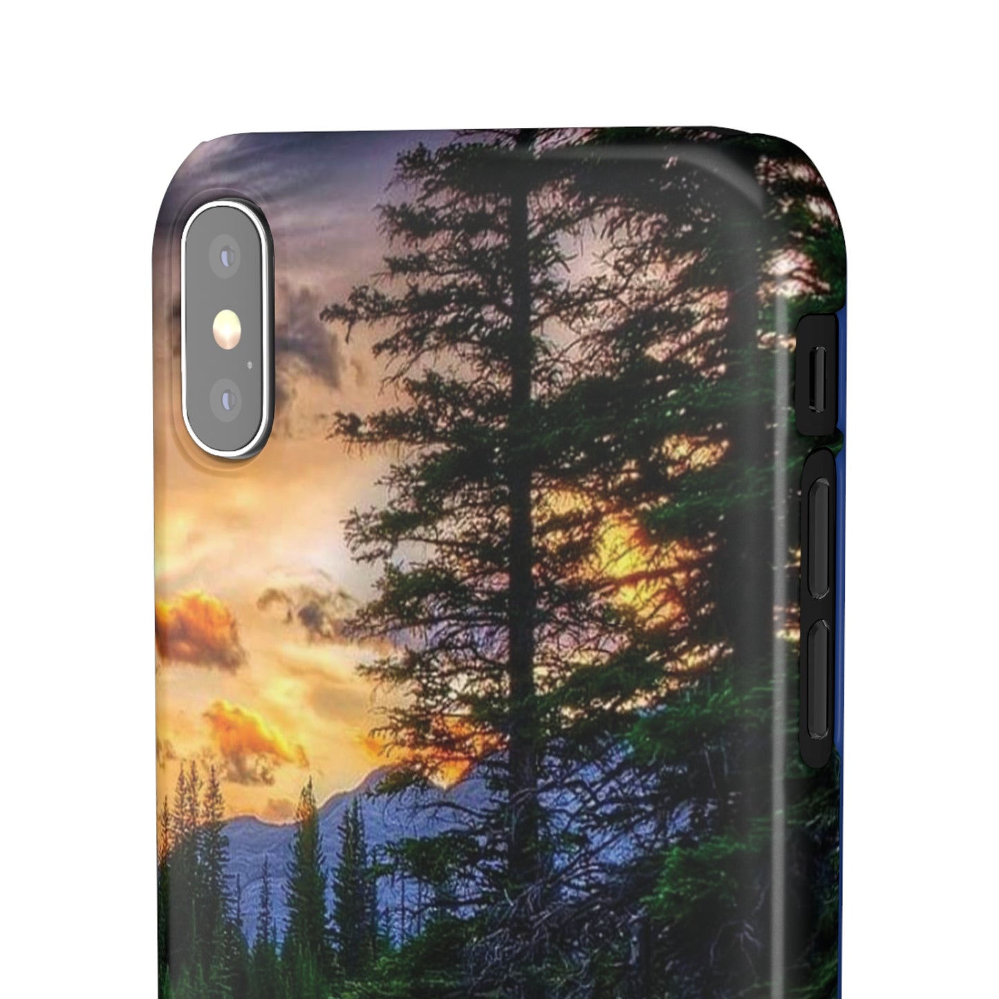 Tough Phone Case Vision of Nature Design, Forest Snap Phone Case, Outdoor Adventure Phone Cover, Nature Lover Gift.