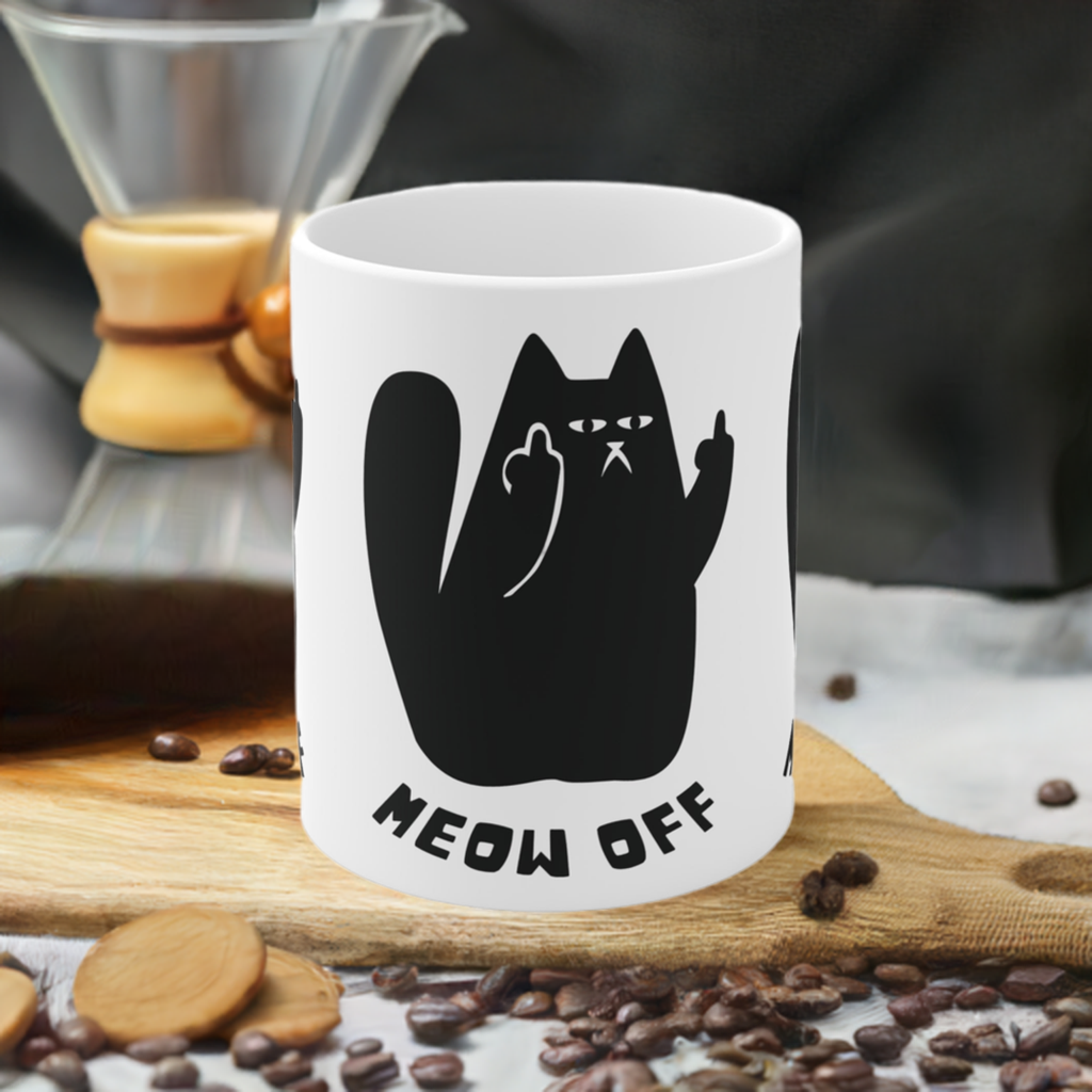 Mug 11oz Meow Off Design