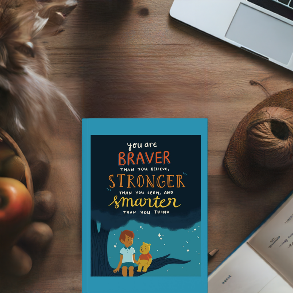 Hard Backed Journal Braver Stronger Smarter Design