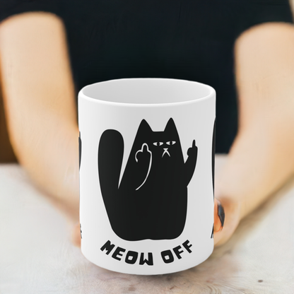 Mug 11oz Meow Off Design